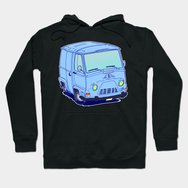 Classic French Renault Estafette van without text Hoodie by Andres7B9